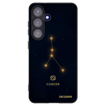 Picasee husă neagră din silicon pentru Samsung Galaxy S25 5G - CANCER
