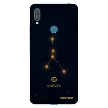Picasee husă transparentă din silicon pentru Huawei Y7 2019 - CANCER