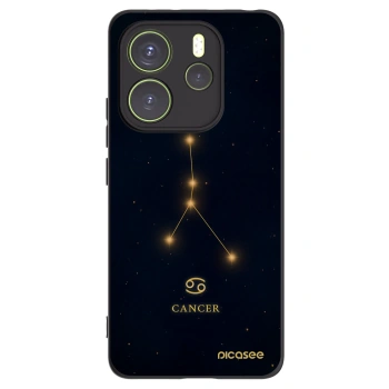 Picasee husă neagră din silicon pentru Xiaomi Redmi Note 14 4G - CANCER