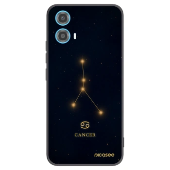 Picasee husă neagră din silicon pentru Motorola Moto G34 5G - CANCER