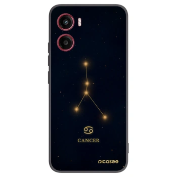 Picasee husă neagră din silicon pentru Motorola Moto G05 - CANCER