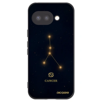Picasee husă neagră din silicon pentru Google Pixel 9a - CANCER