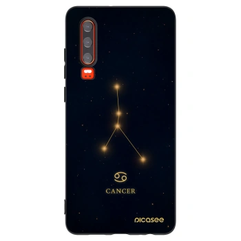 Picasee husă neagră din silicon pentru Huawei P30 - CANCER
