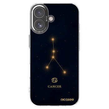 Picasee husă transparentă din silicon pentru Apple iPhone 17 - CANCER