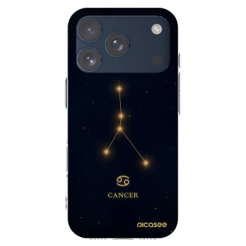 Picasee husă transparentă din silicon pentru Apple iPhone 17 Pro - CANCER