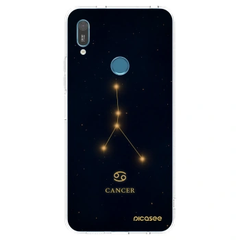 Picasee husă transparentă din silicon pentru Huawei Y6 2019 - CANCER
