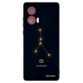 Picasee husă neagră din silicon pentru Motorola Edge 50 Fusion - CANCER