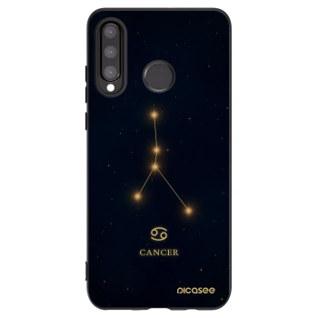 Picasee husă neagră din silicon pentru Huawei P30 Lite - CANCER