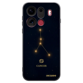 Picasee husă neagră din silicon pentru OPPO Find X9 Pro - CANCER