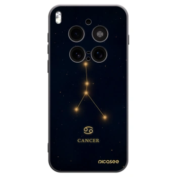Picasee husă neagră din silicon pentru Vivo X300 Pro - CANCER