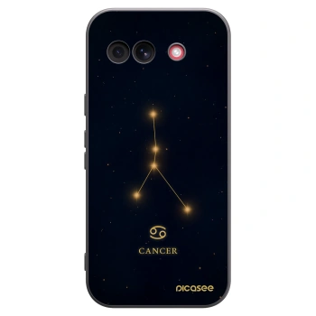 Picasee husă neagră din silicon pentru Google Pixel 10a - CANCER