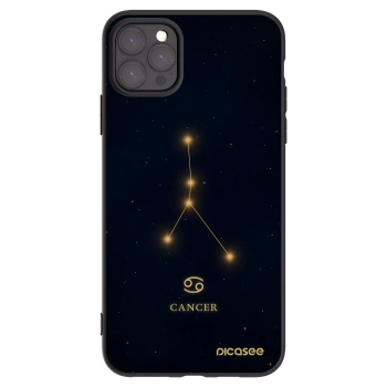 Picasee husă neagră din silicon pentru Apple iPhone 11 Pro Max - CANCER