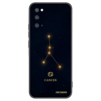 Picasee husă neagră din silicon pentru Samsung Galaxy S20 G980F - CANCER