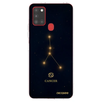 Picasee husă transparentă din silicon pentru Samsung Galaxy A21s - CANCER
