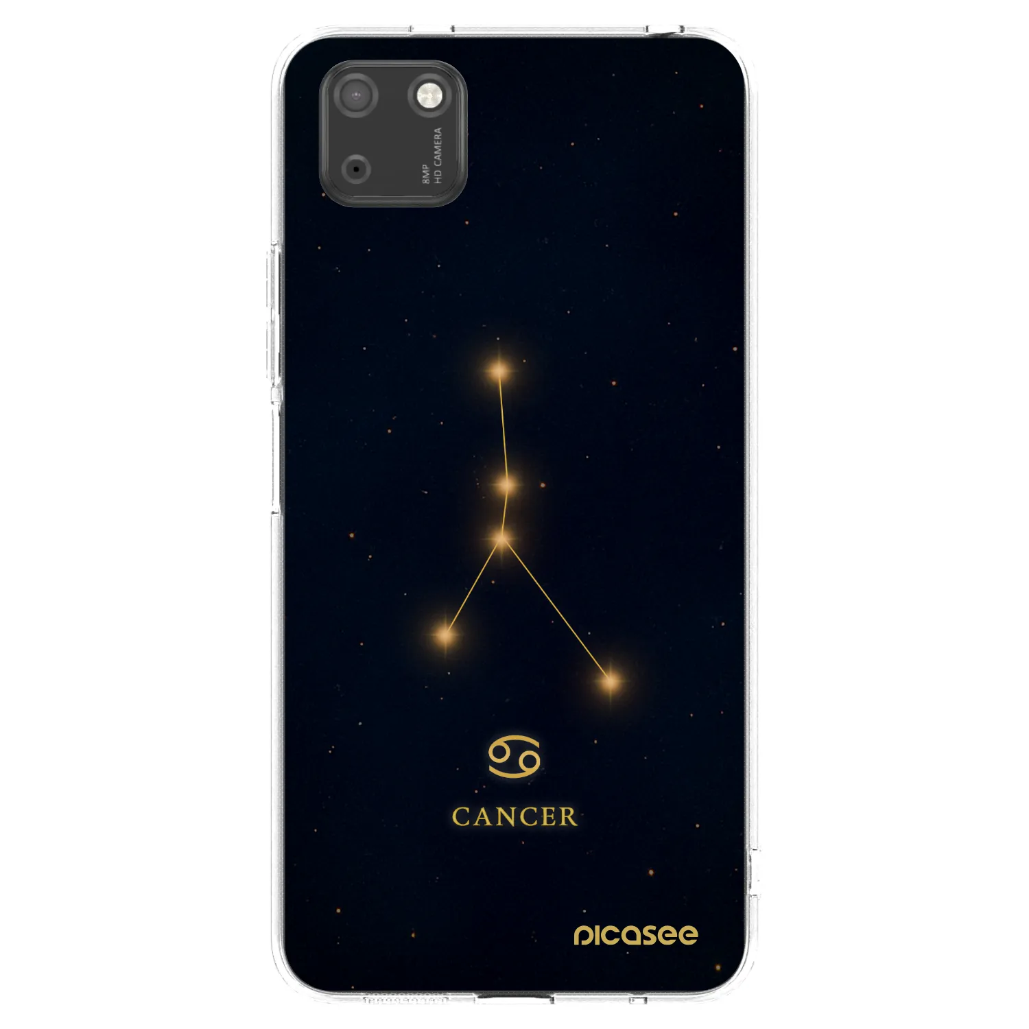 Picasee husă transparentă din silicon pentru Huawei Y5P - CANCER