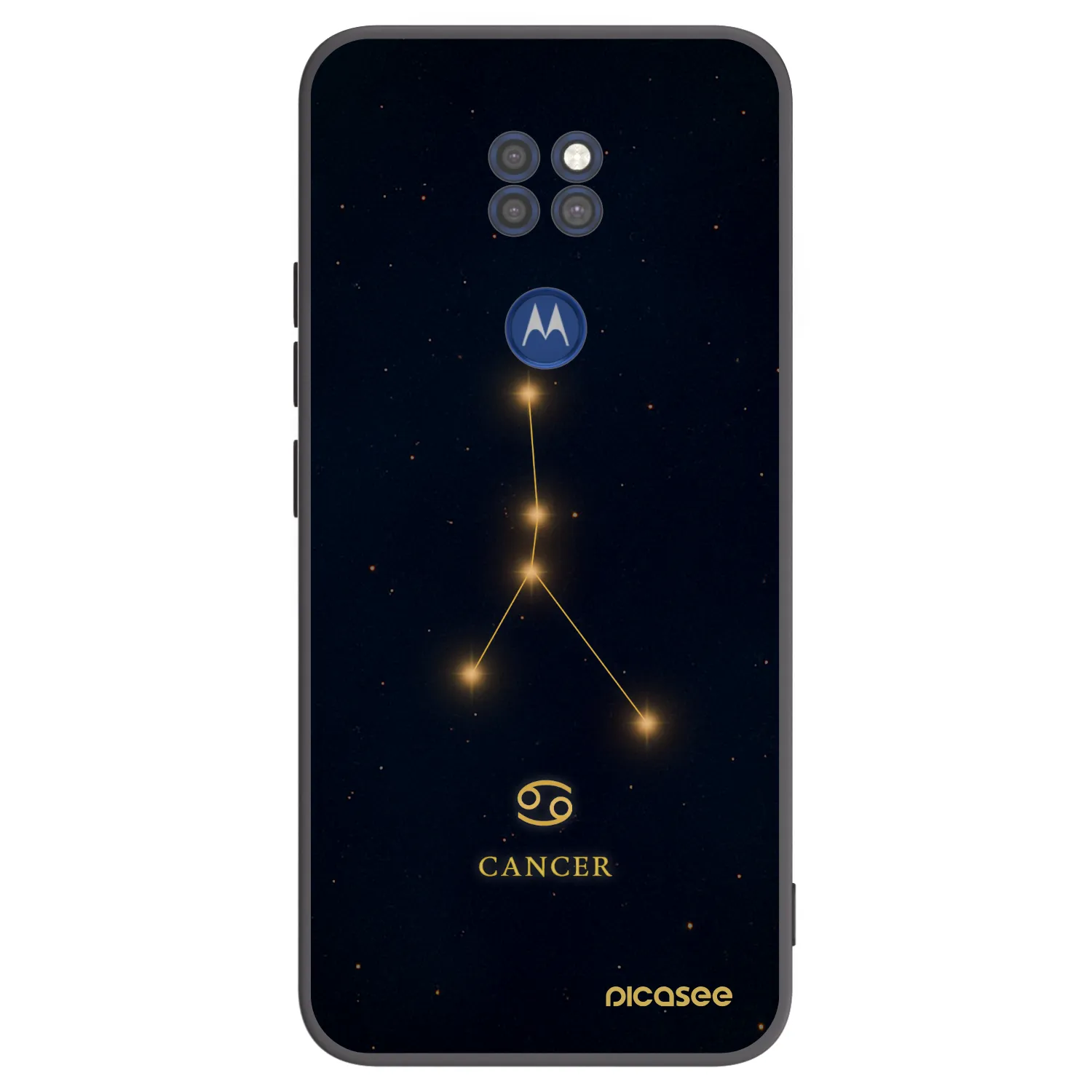 Picasee husă neagră din silicon pentru Motorola Moto G9 Play - CANCER