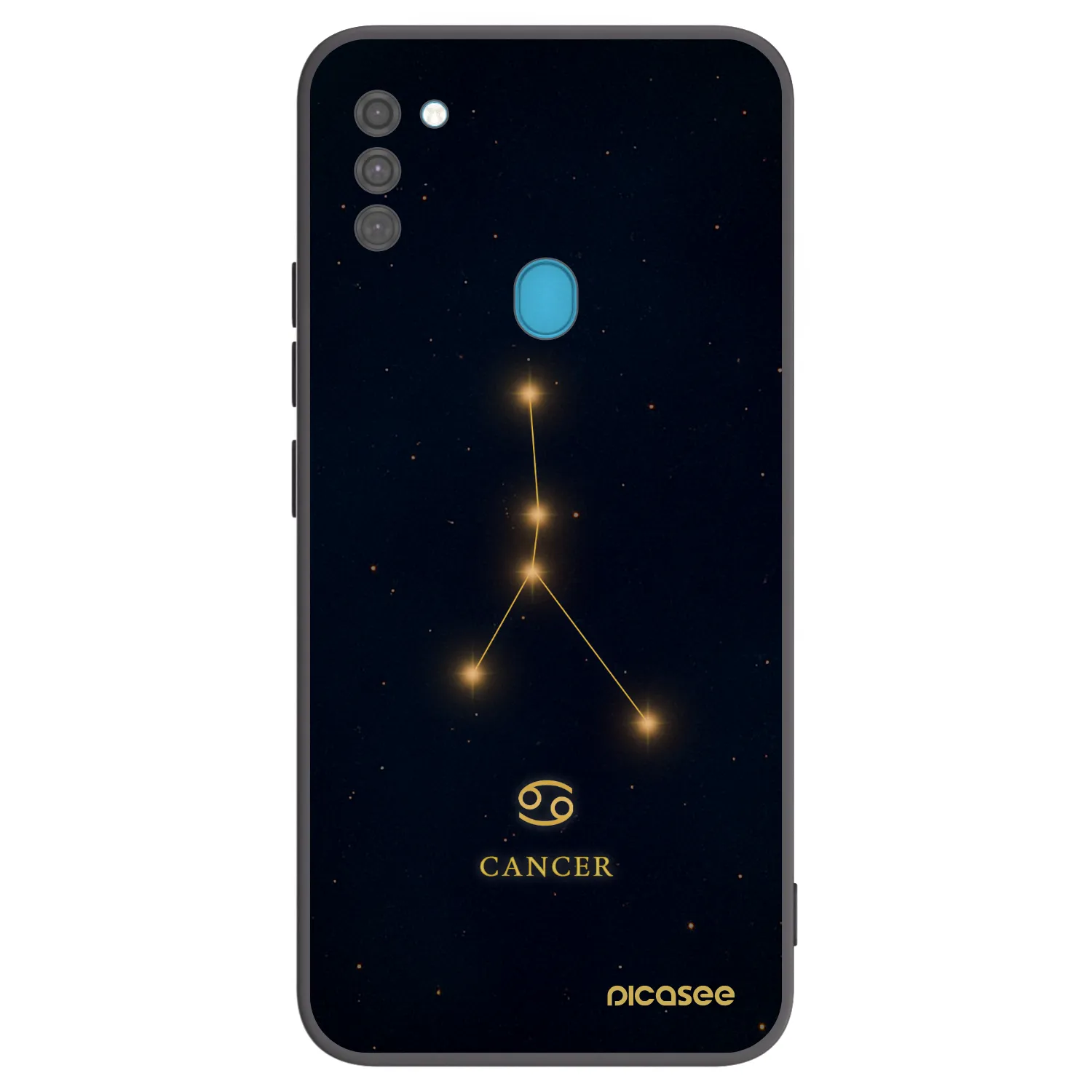 Picasee husă neagră din silicon pentru Samsung Galaxy M11 - CANCER