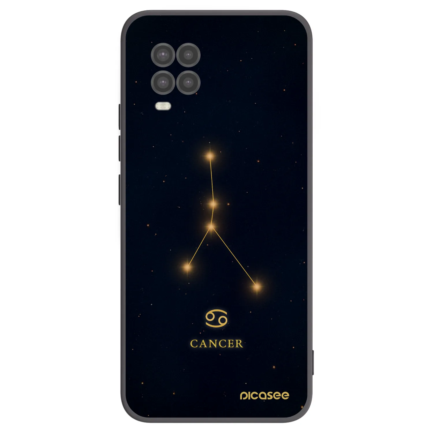 Picasee husă neagră din silicon pentru Xiaomi Mi 10 Lite - CANCER