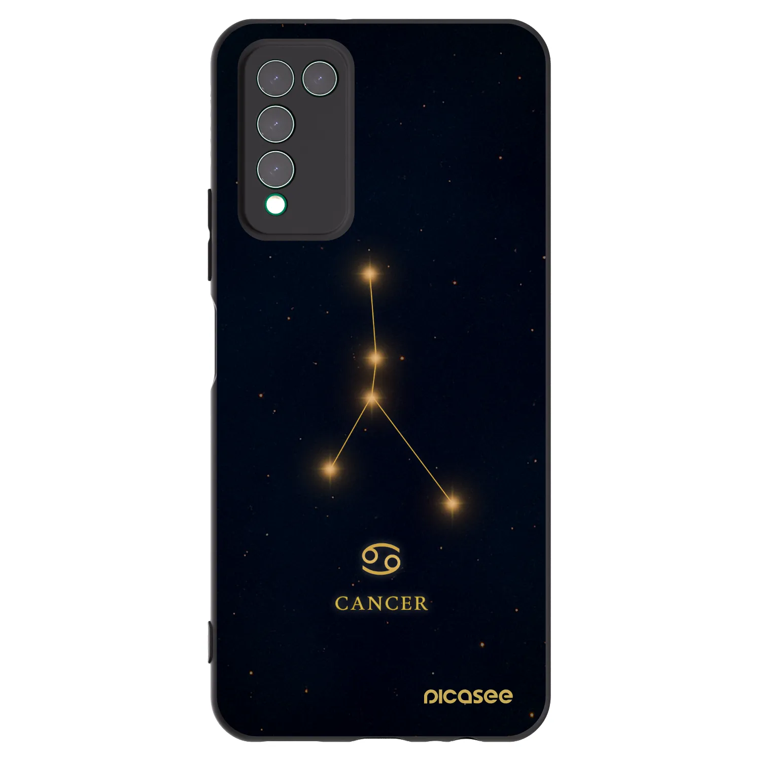 Picasee husă neagră din silicon pentru Honor 10X Lite - CANCER