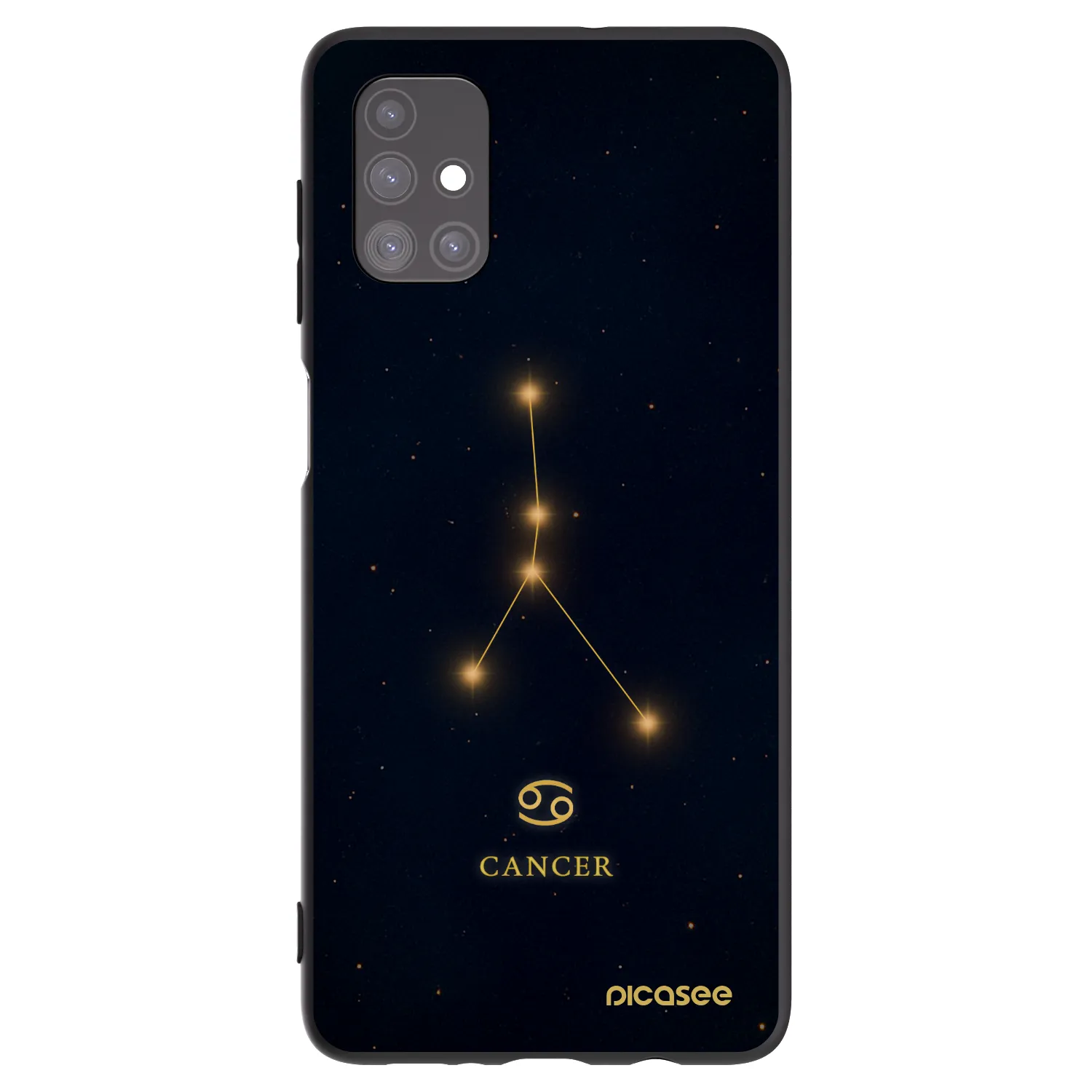 Picasee husă neagră din silicon pentru Samsung Galaxy M51 M515F - CANCER