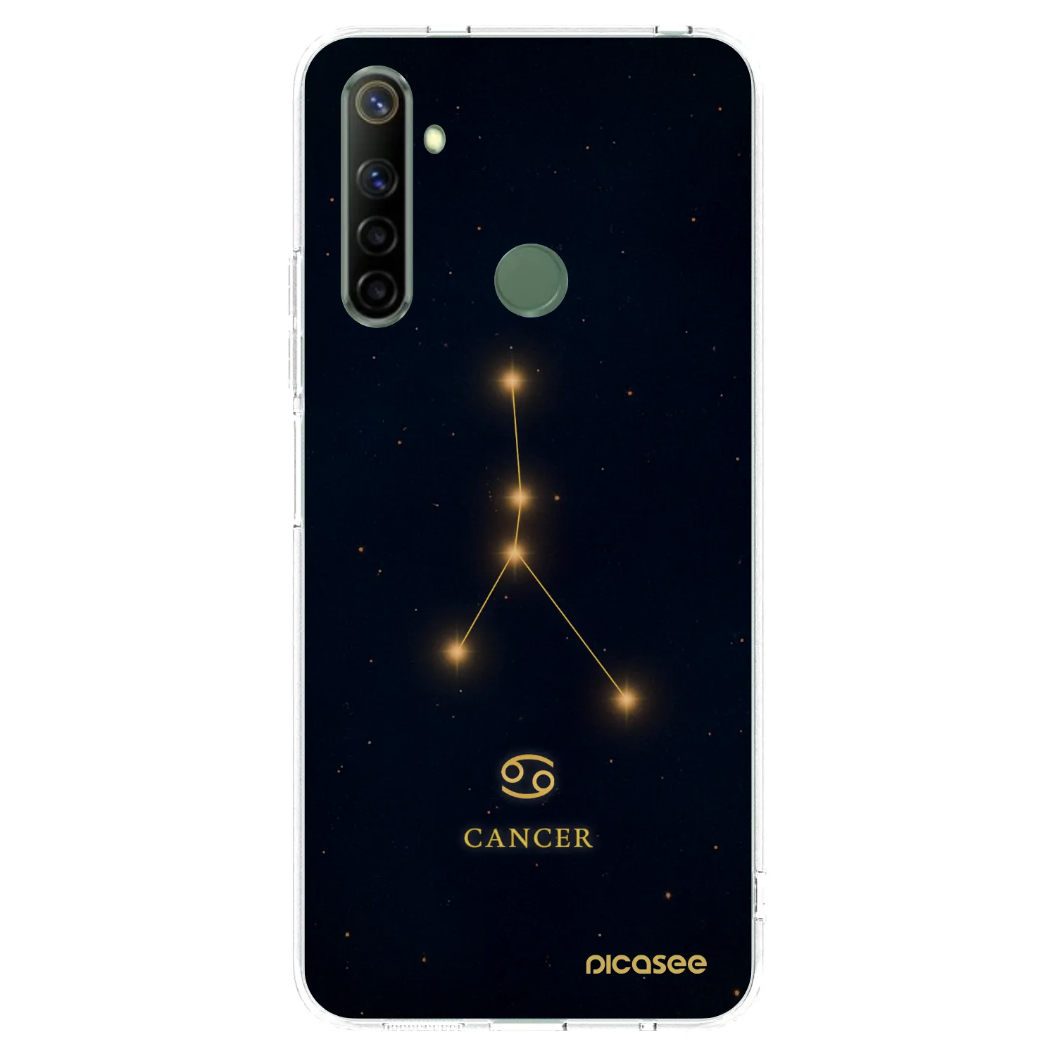 Picasee husă transparentă din silicon pentru Realme 6i - CANCER