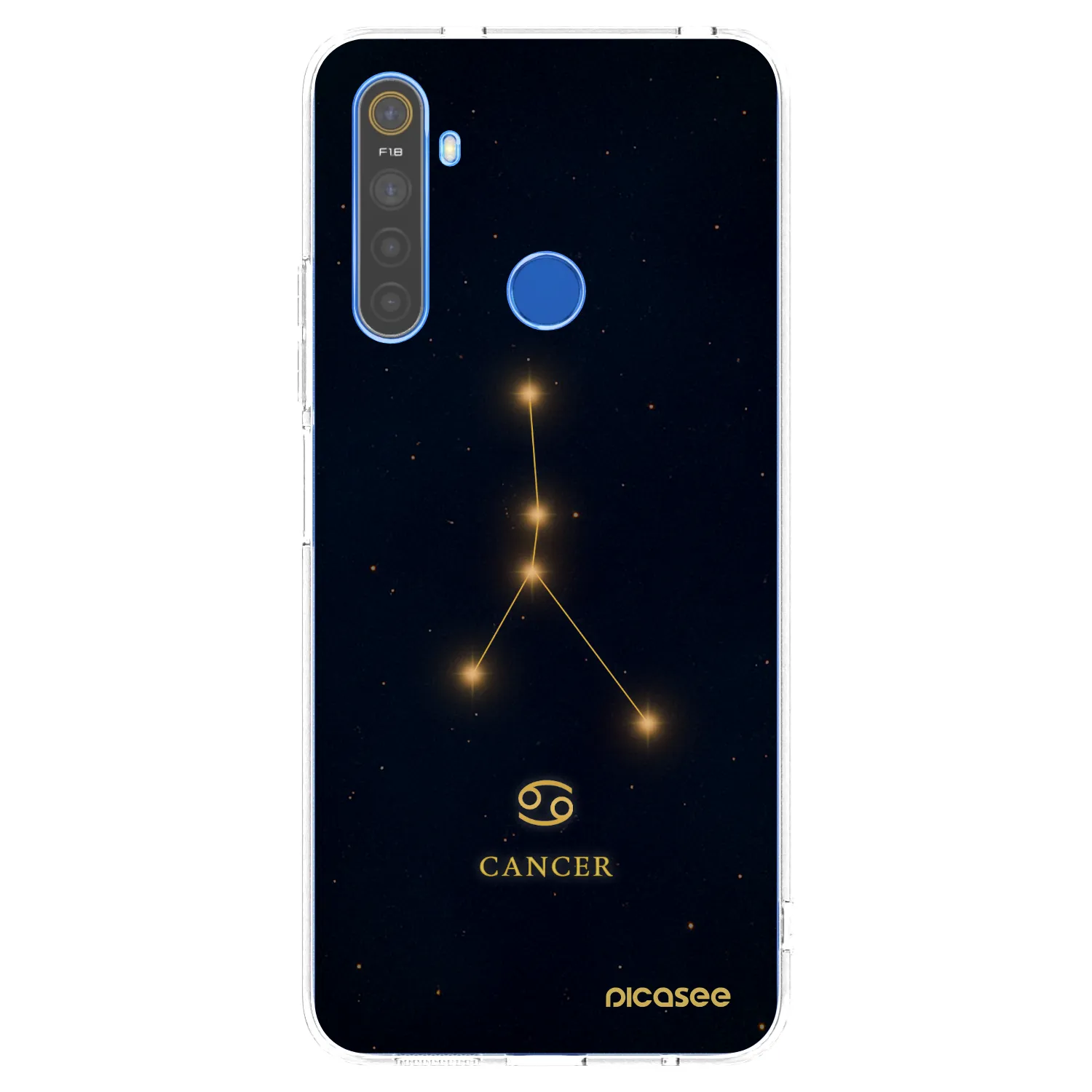 Picasee husă transparentă din silicon pentru Realme 5 - CANCER