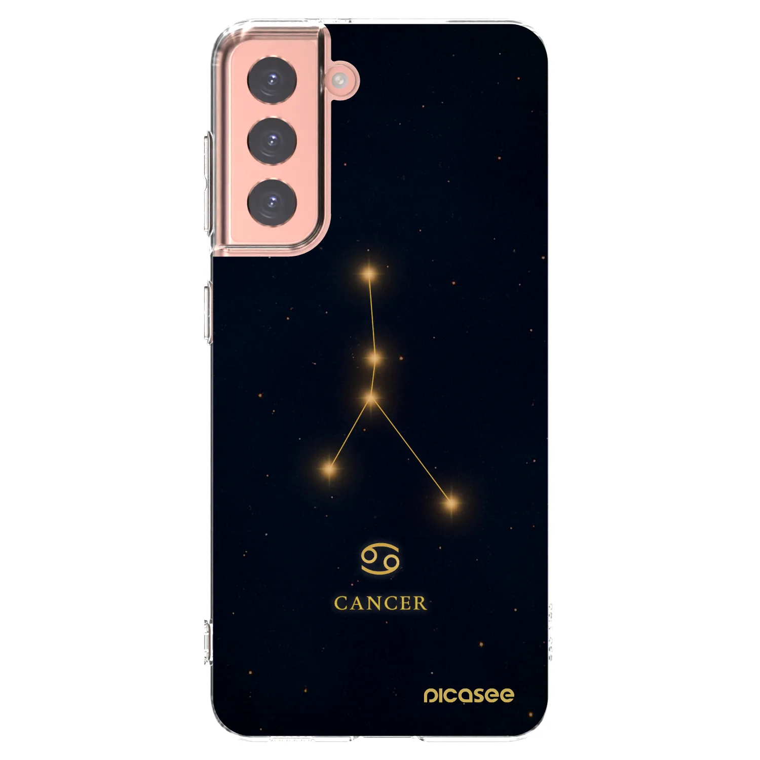 Picasee husă transparentă din silicon pentru Samsung Galaxy S21 5G G991B - CANCER