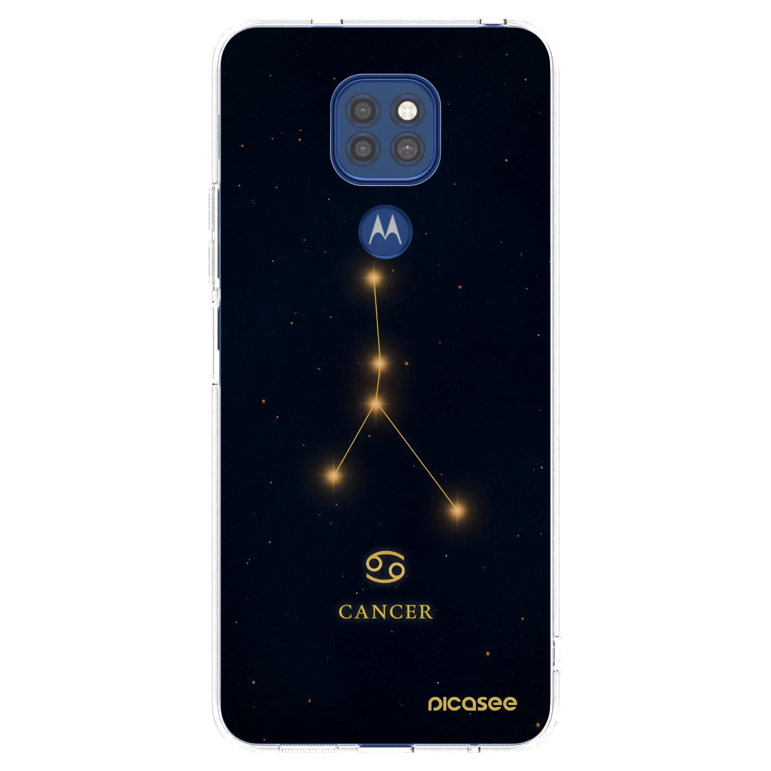 Picasee husă transparentă din silicon pentru Motorola Moto G9 Play - CANCER