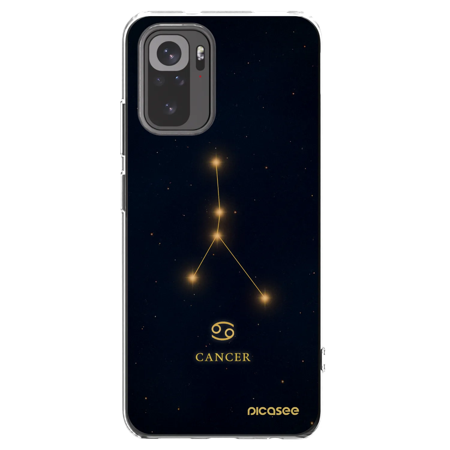 Picasee husă transparentă din silicon pentru Xiaomi Redmi Note 10 - CANCER