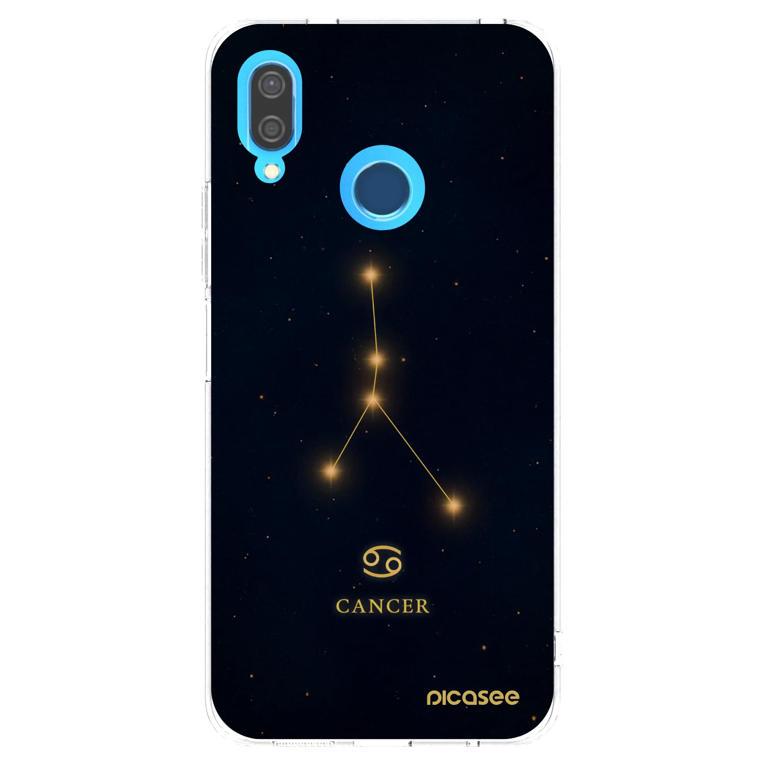 Picasee husă transparentă din silicon pentru Huawei P20 Lite - CANCER