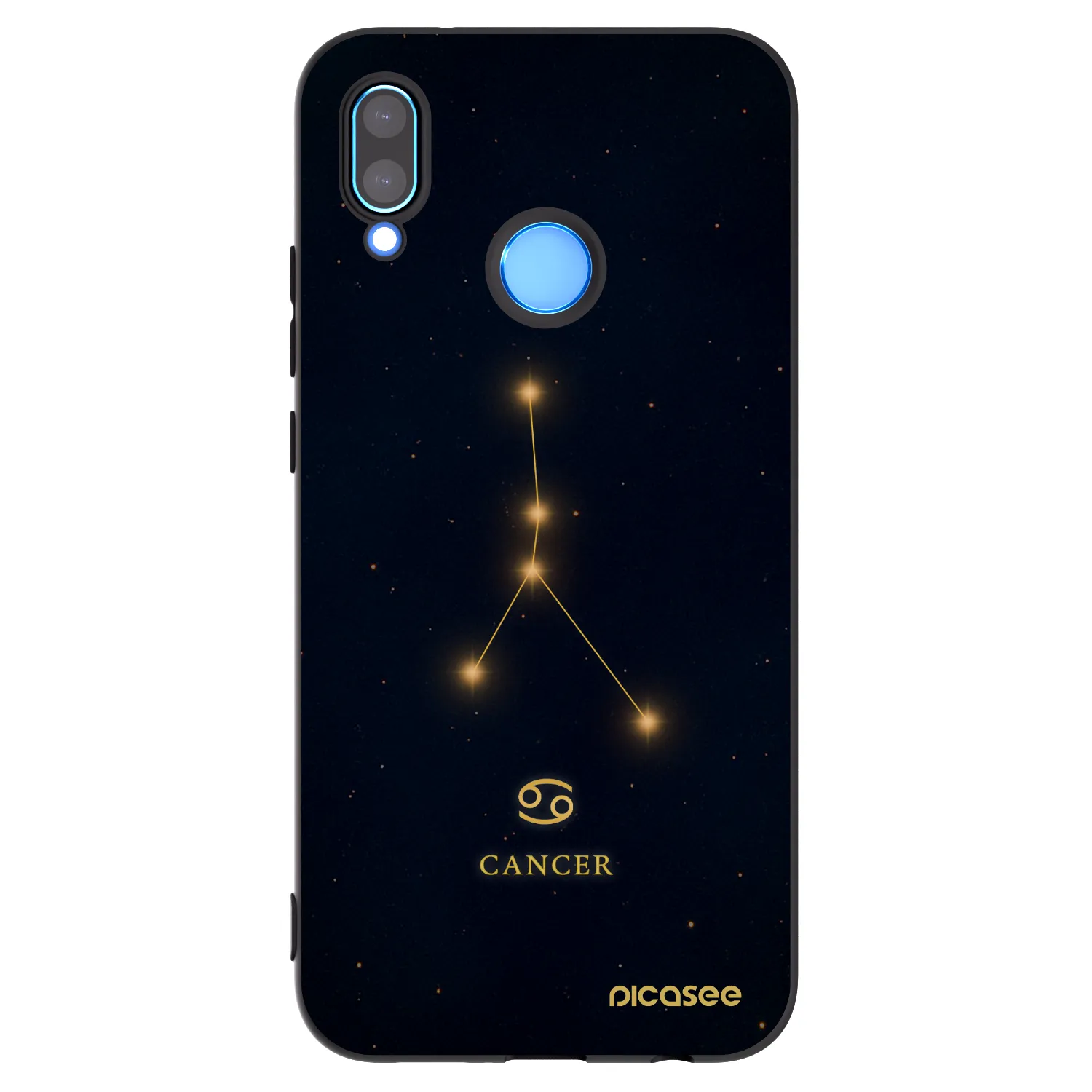 Picasee husă neagră din silicon pentru Huawei P20 Lite - CANCER