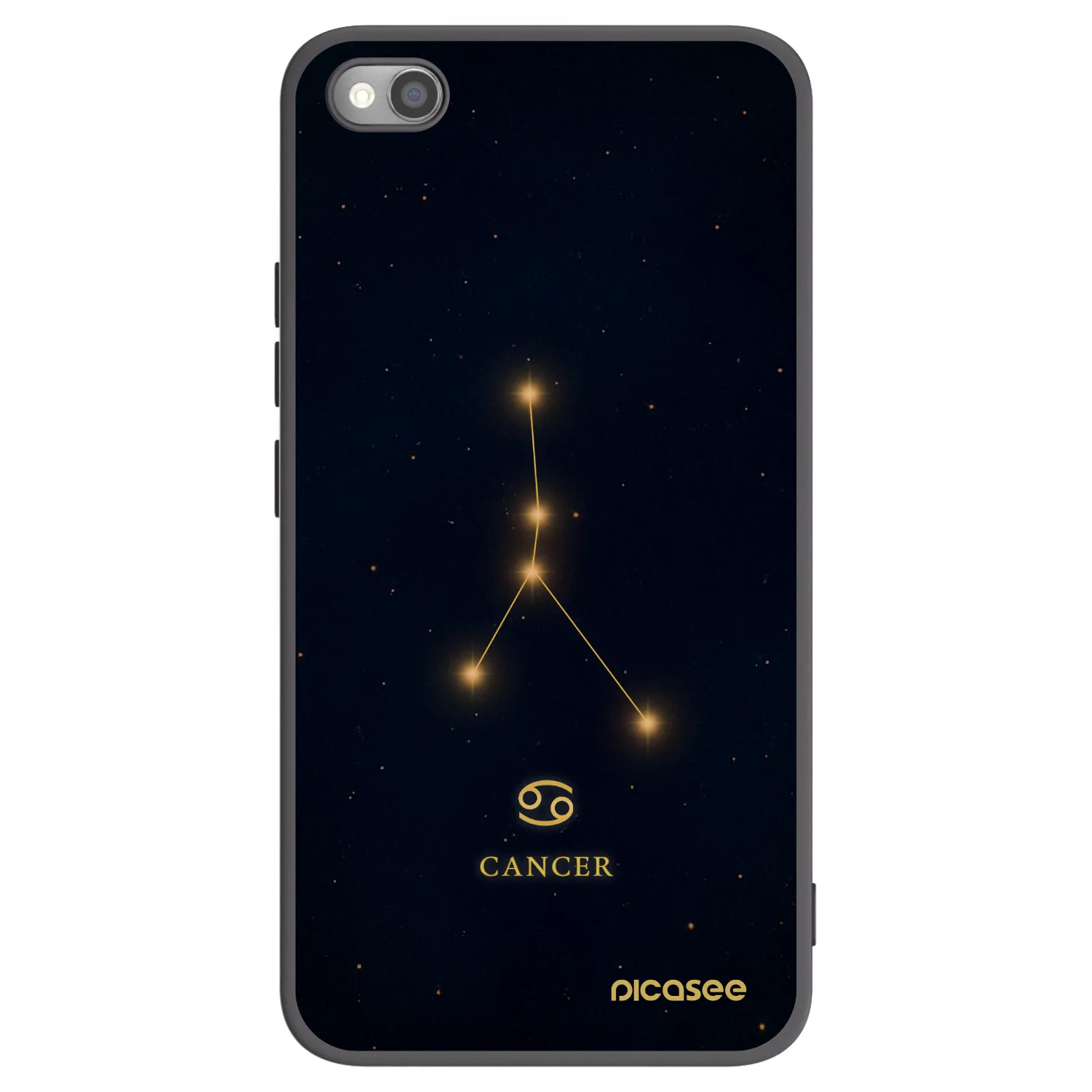 Picasee husă neagră din silicon pentru Xiaomi Mi Note 10 (Pro) - CANCER