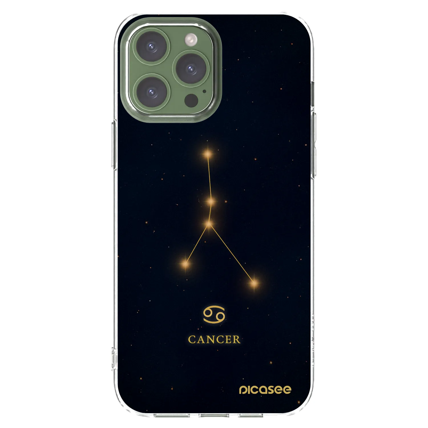 Picasee husă transparentă din silicon pentru Apple iPhone 13 Pro Max - CANCER