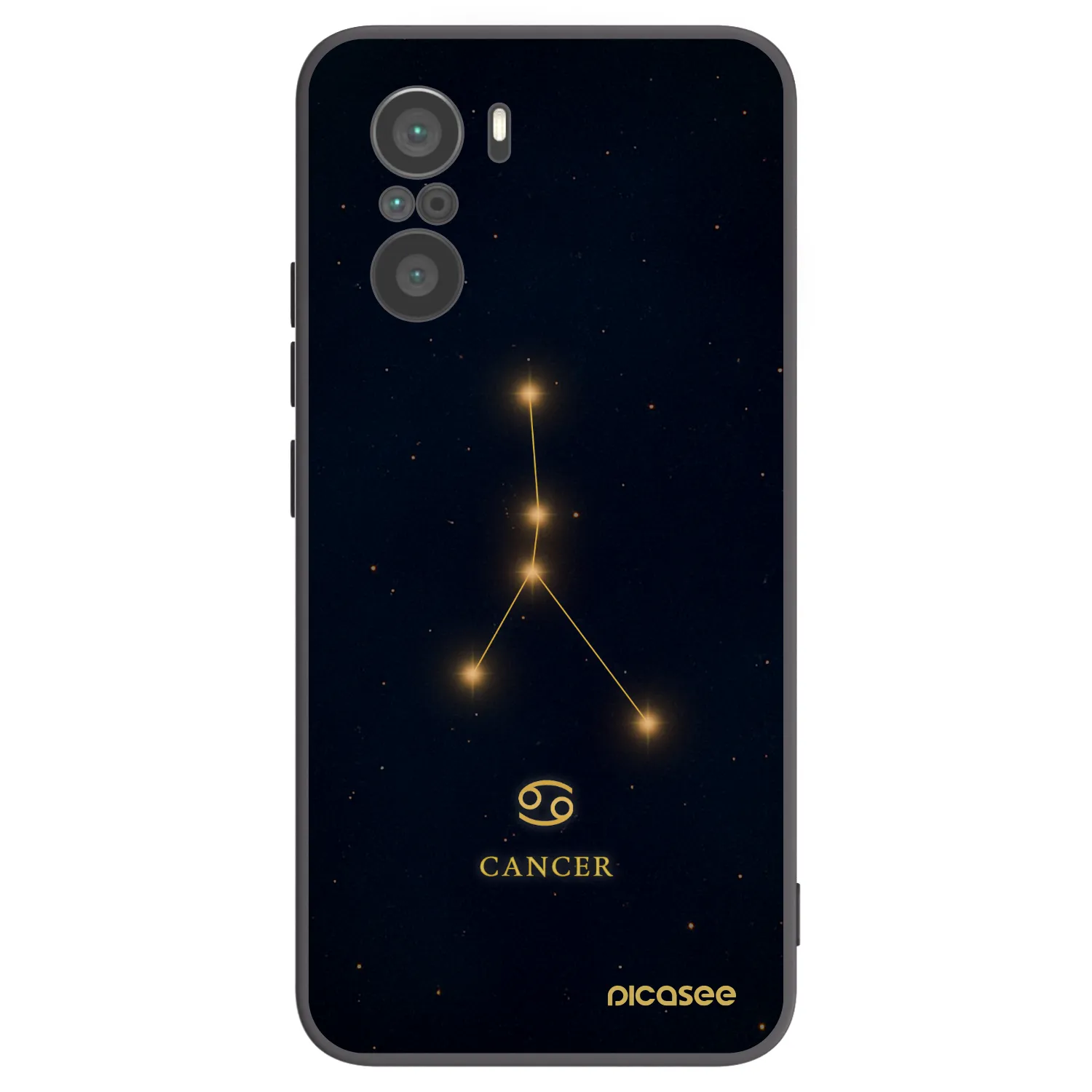 Picasee husă neagră din silicon pentru Xiaomi Poco F3 - CANCER