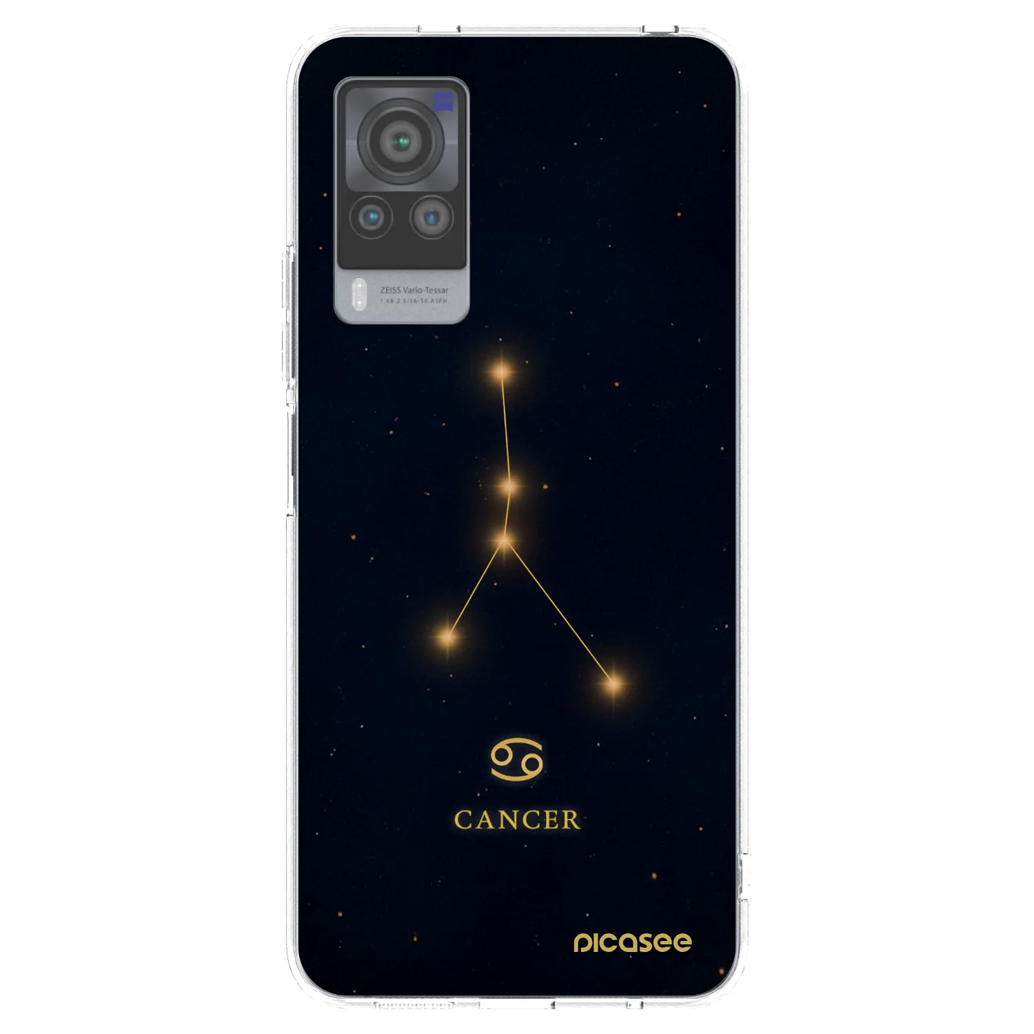 Picasee husă transparentă din silicon pentru Vivo X60 Pro 5G - CANCER