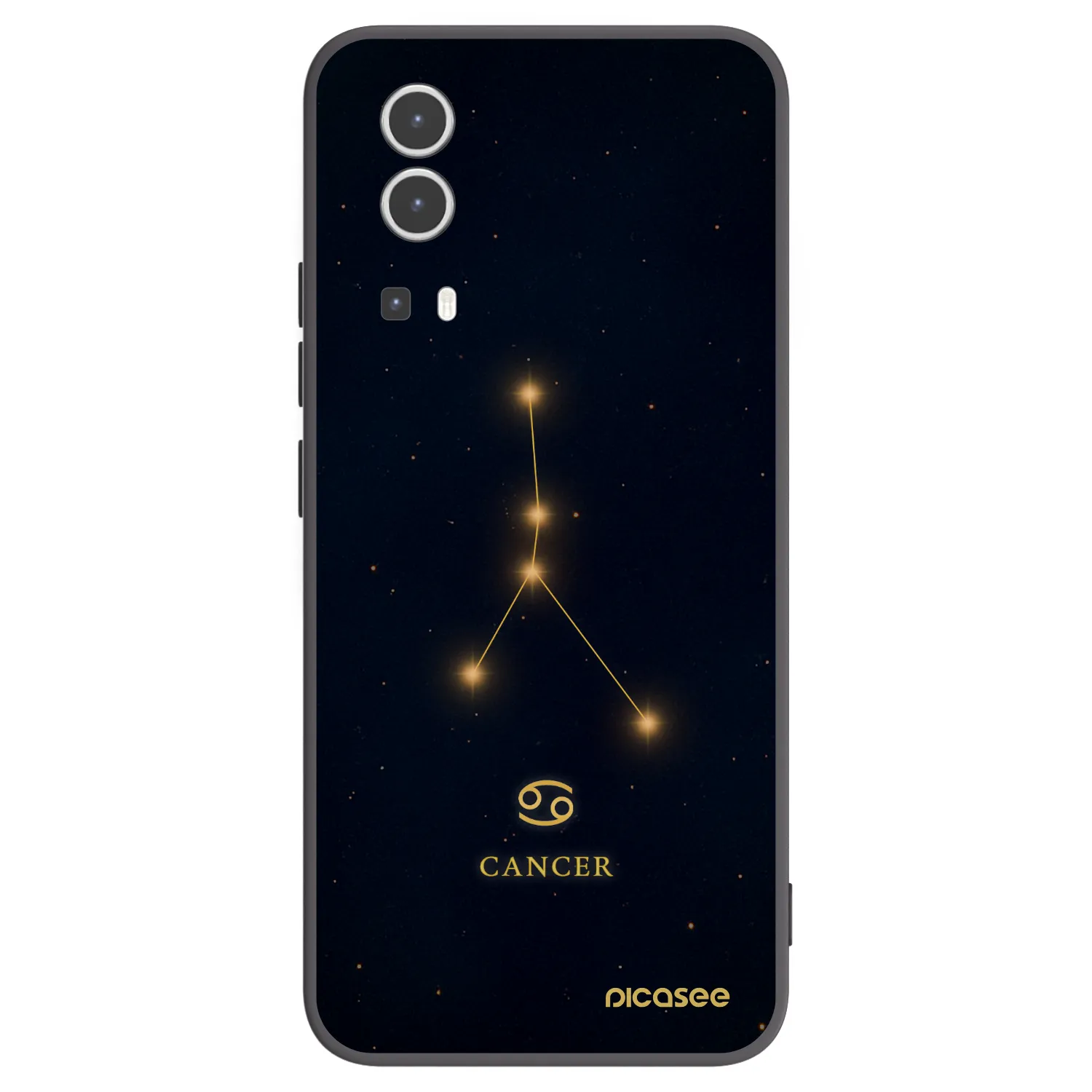 Picasee husă neagră din silicon pentru Vivo Y72 5G - CANCER