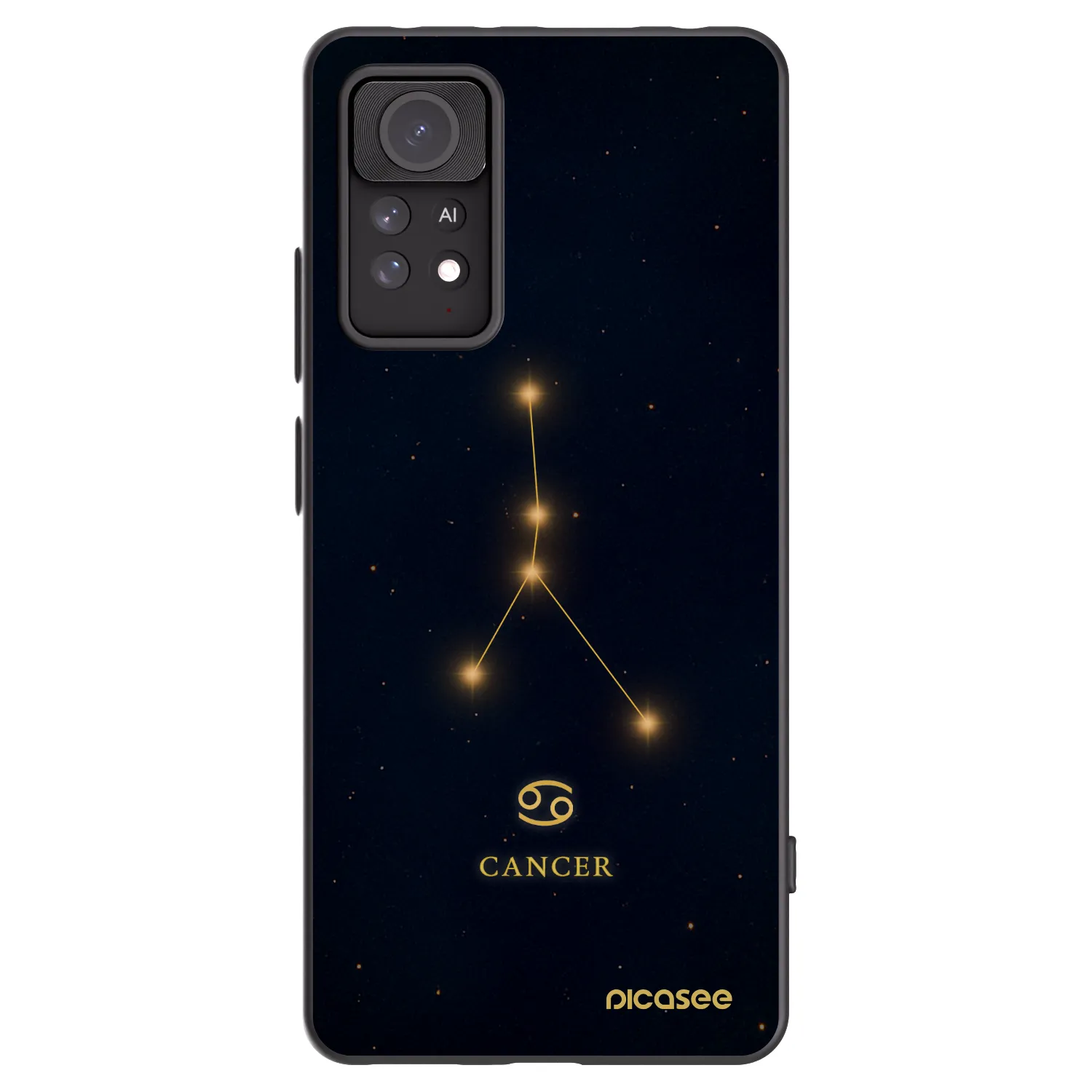 Picasee husă neagră din silicon pentru Xiaomi Redmi Note 11 Pro - CANCER