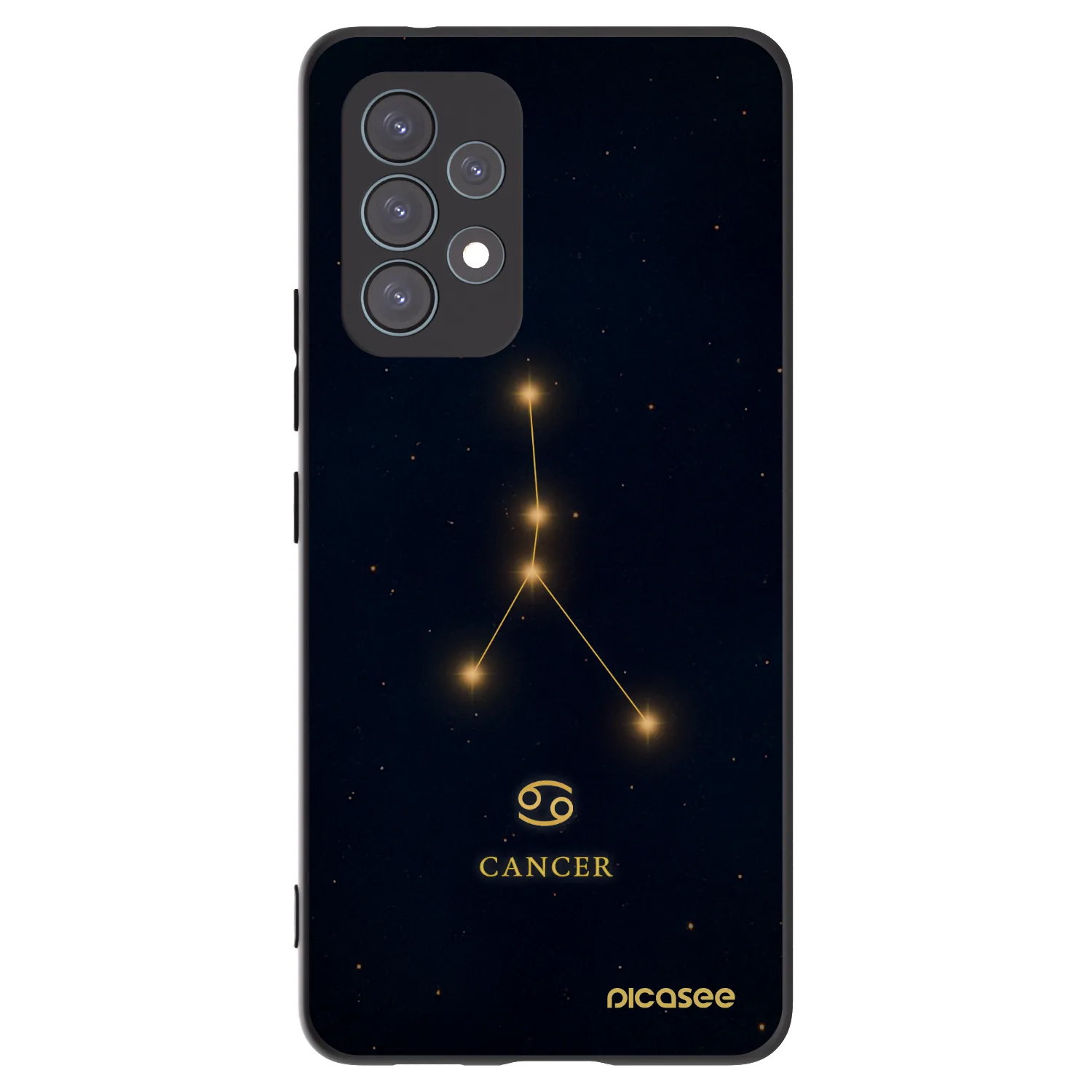 Picasee husă neagră din silicon pentru Samsung Galaxy A53 5G A536 - CANCER