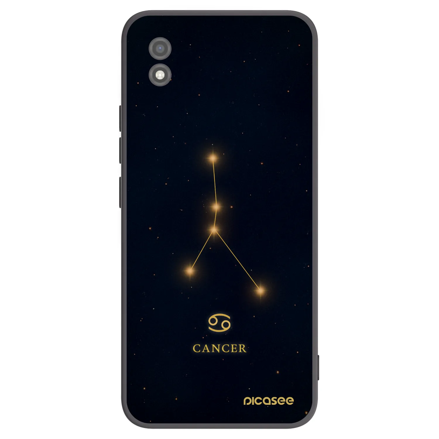 Picasee husă neagră din silicon pentru Realme C11 (2021) - CANCER