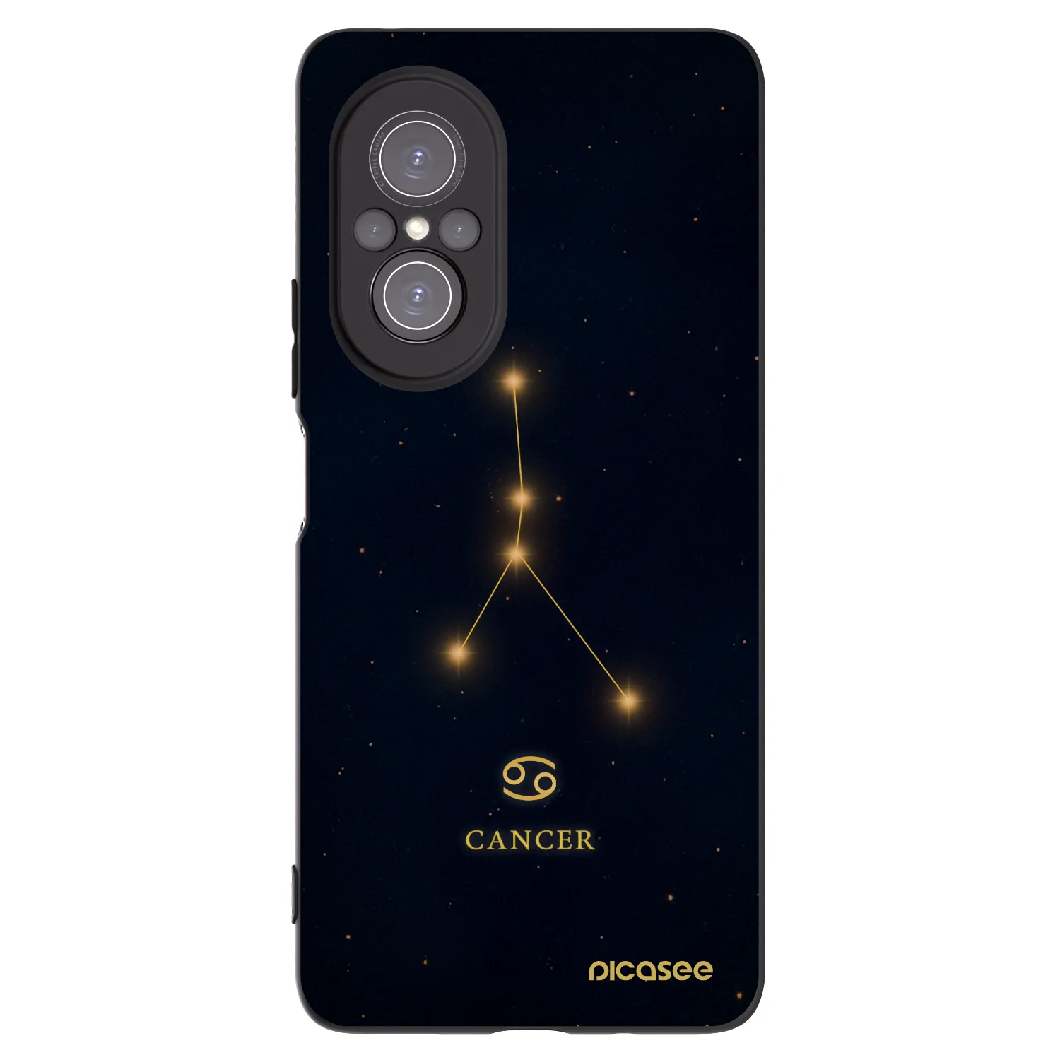 Picasee husă neagră din silicon pentru Huawei Nova 9 SE - CANCER