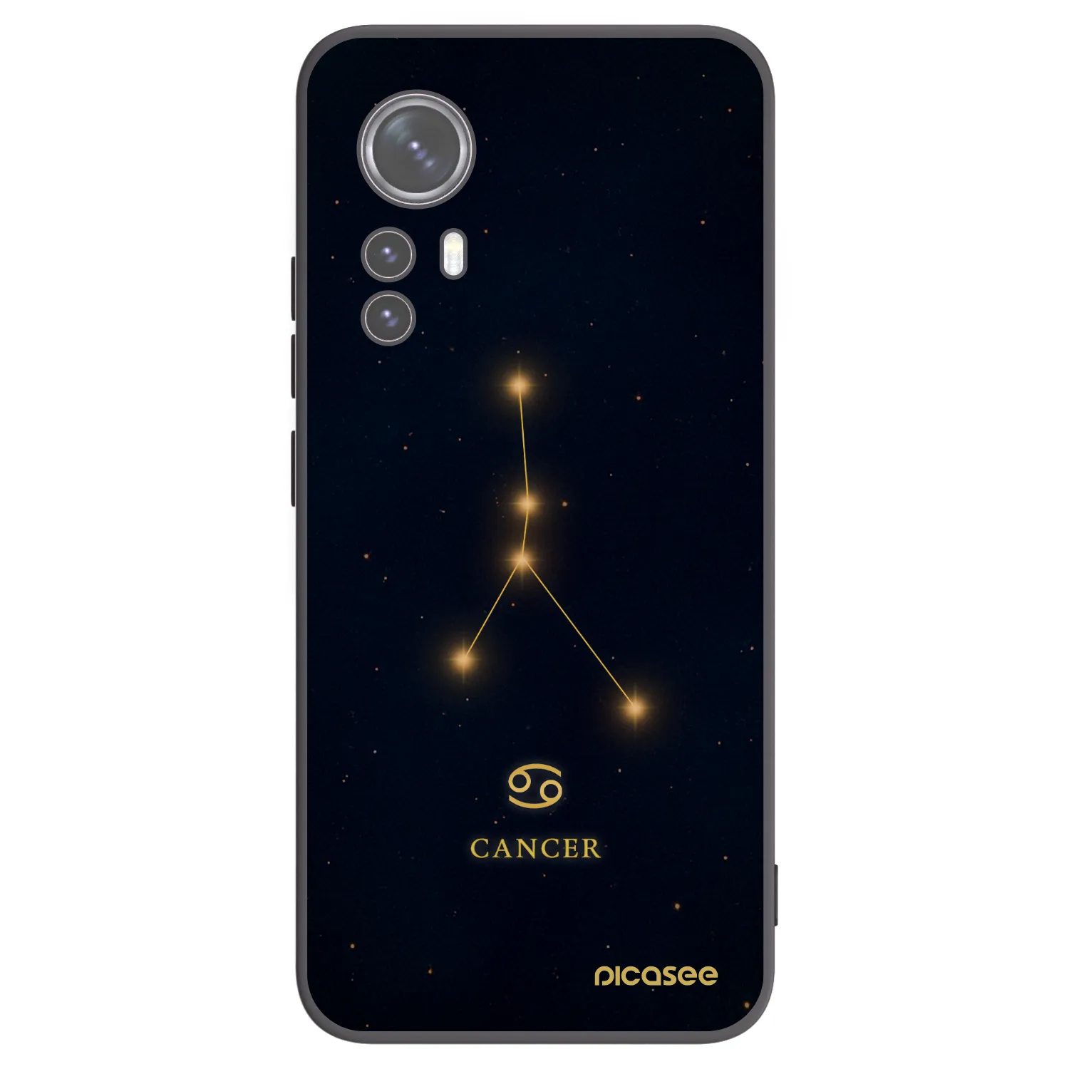 Picasee husă neagră din silicon pentru Xiaomi 12X - CANCER