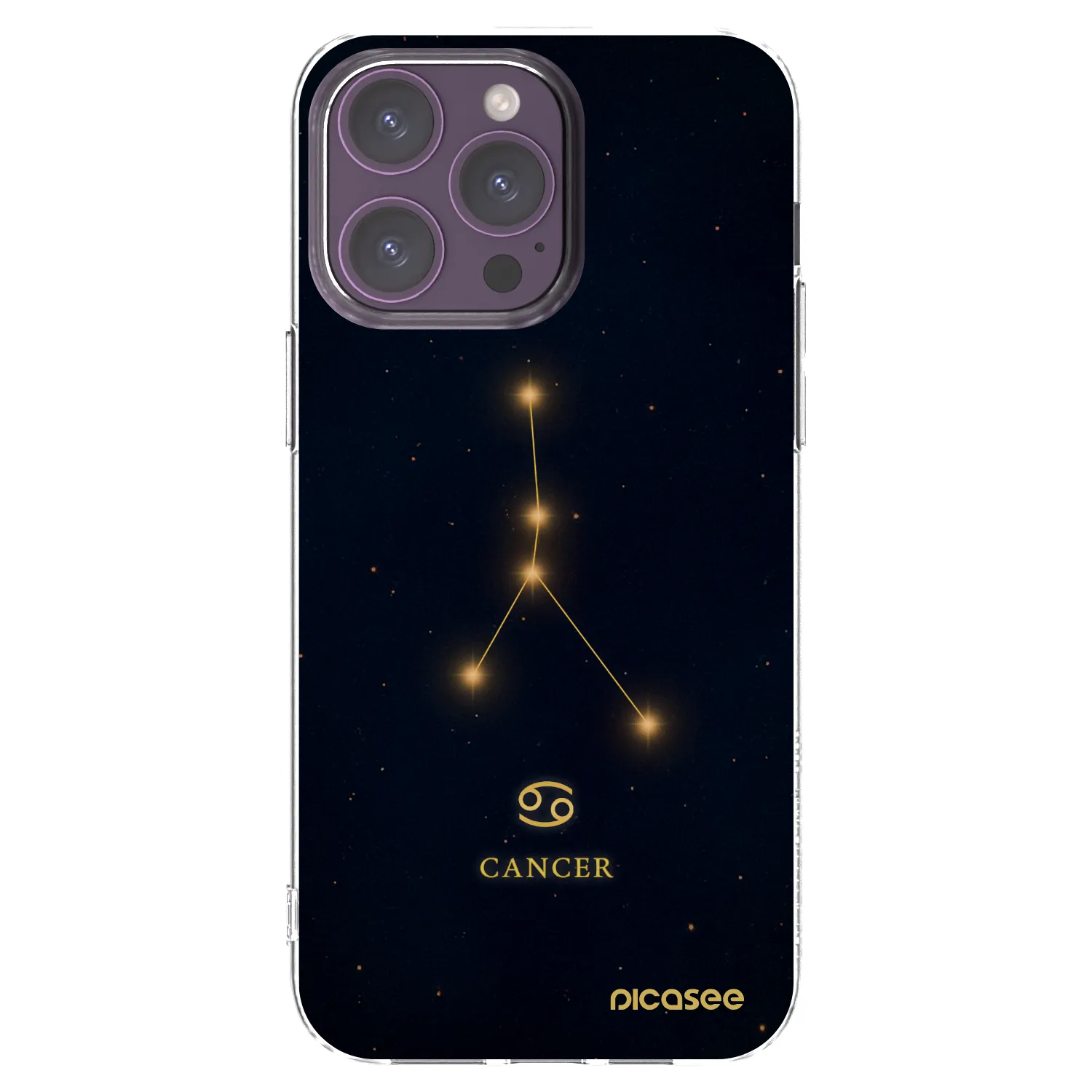 Picasee husă transparentă din silicon pentru Apple iPhone 14 Pro Max - CANCER