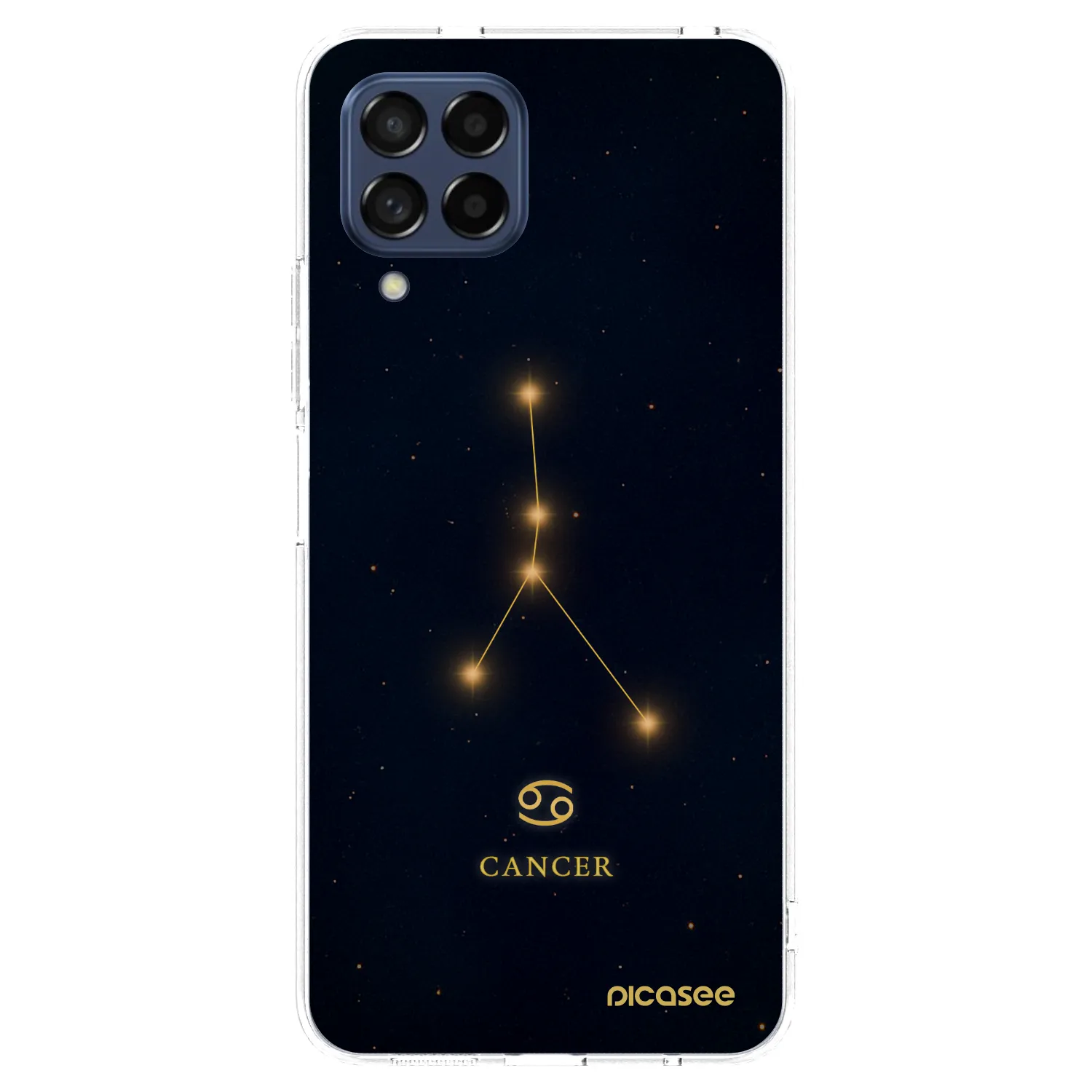 Picasee husă transparentă din silicon pentru Samsung Galaxy M53 5G - CANCER