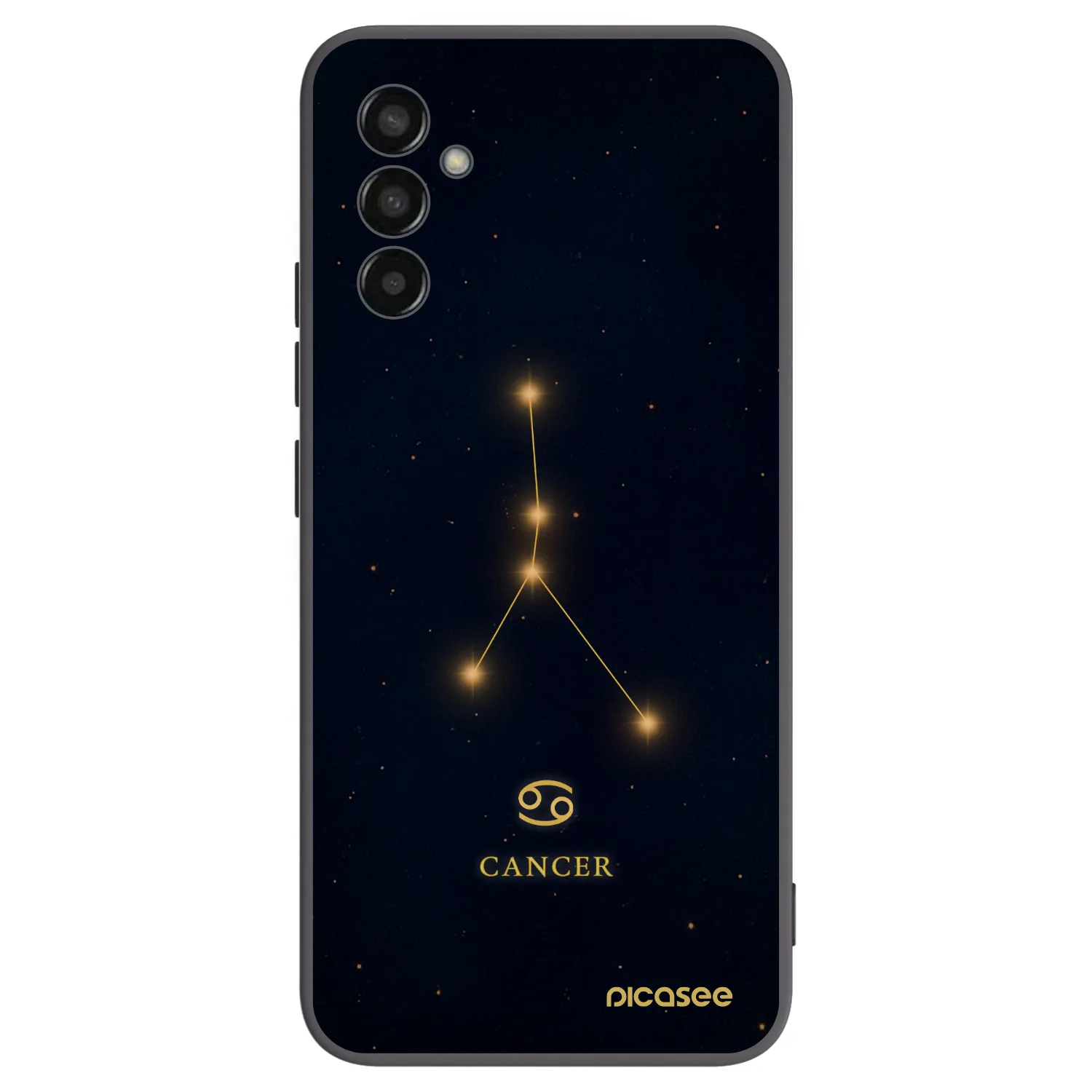 Picasee husă neagră din silicon pentru Samsung Galaxy M13 M135F - CANCER