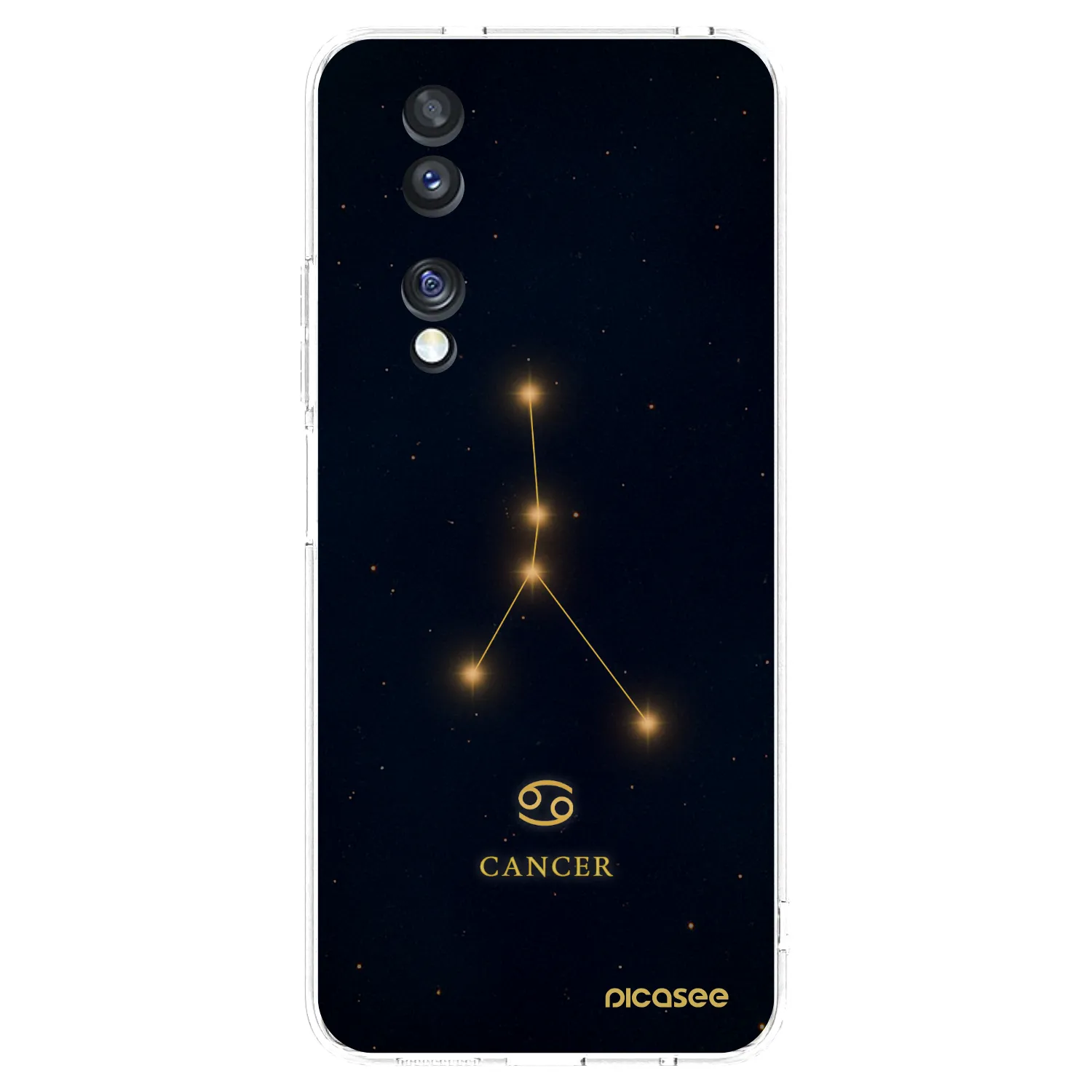 Picasee husă transparentă din silicon pentru Honor 70 - CANCER