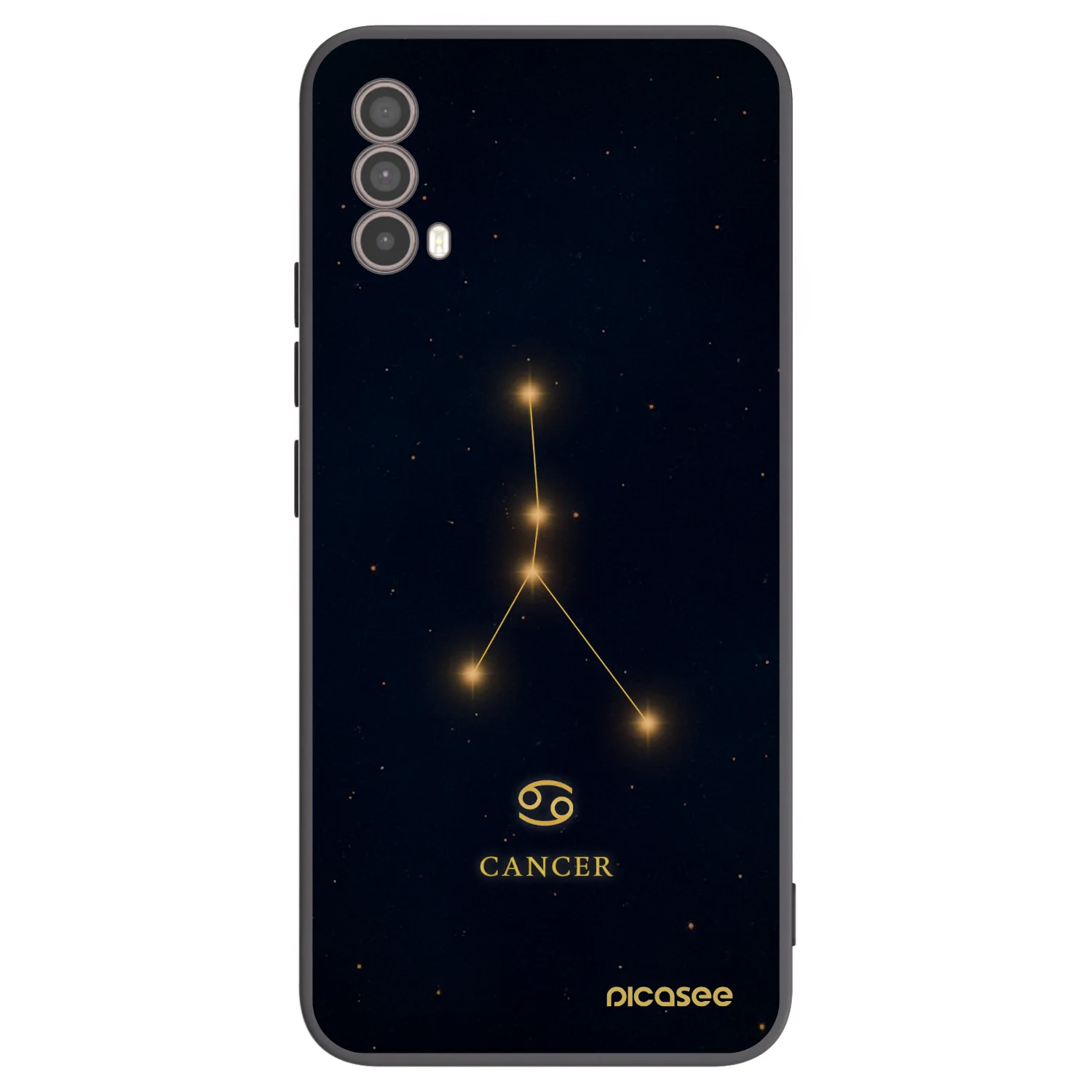 Picasee husă neagră din silicon pentru Motorola Moto E40 - CANCER