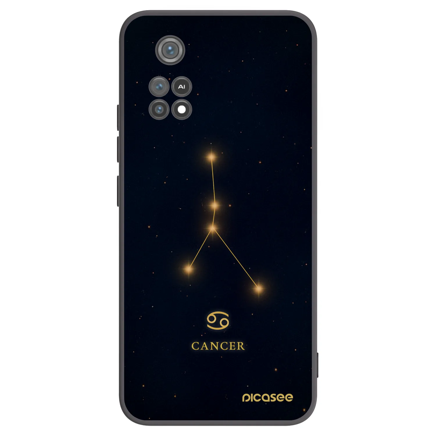 Picasee husă neagră din silicon pentru Xiaomi Poco M4 Pro - CANCER