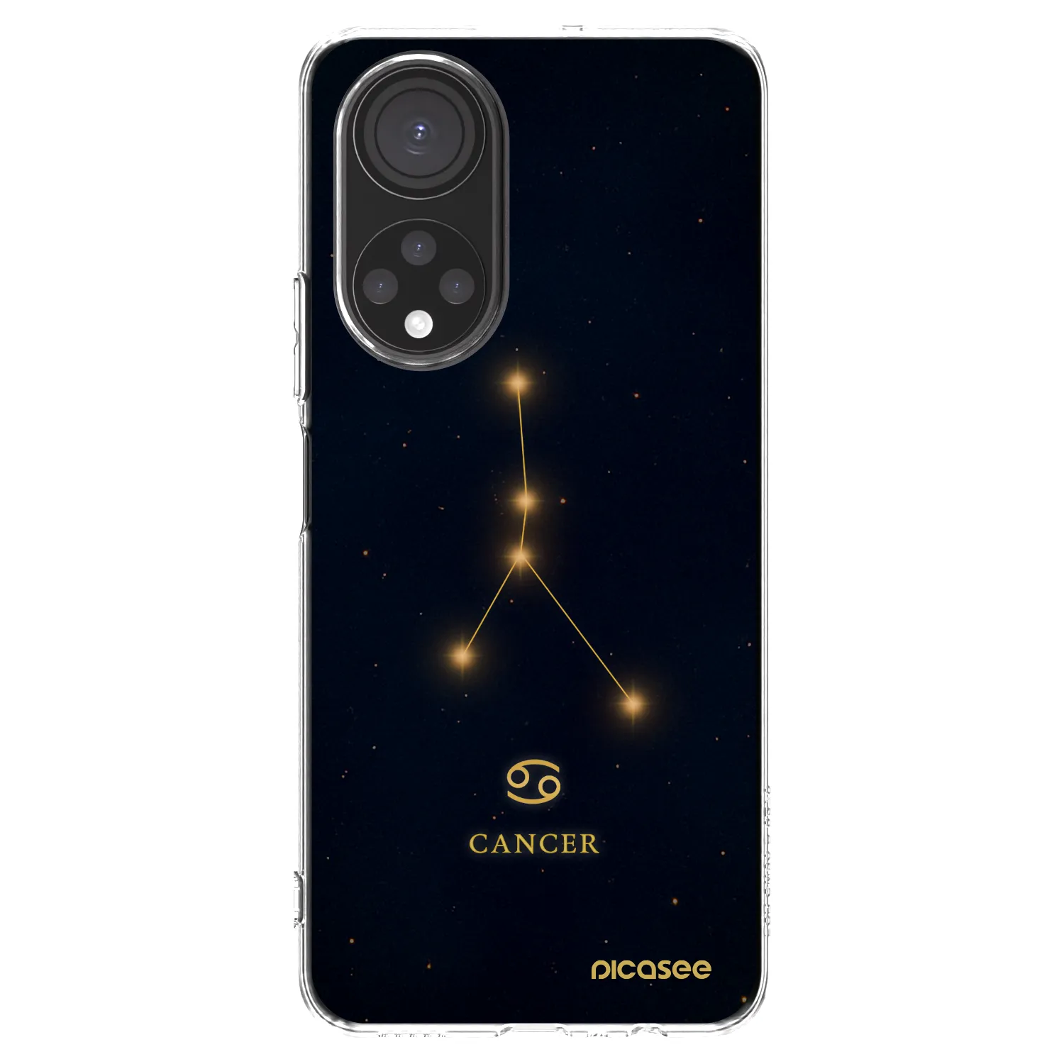 Picasee husă transparentă din silicon pentru Honor X7 - CANCER
