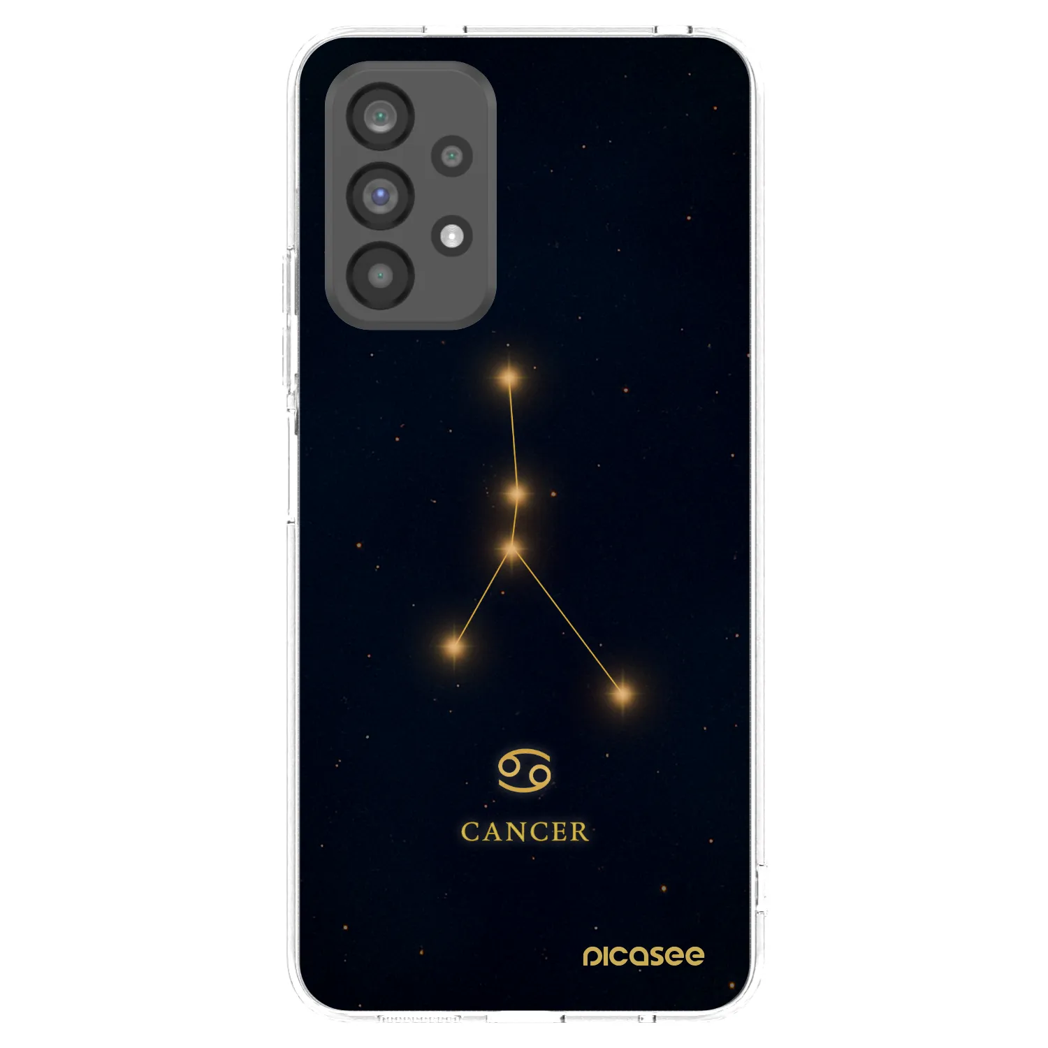 Picasee husă transparentă din silicon pentru Samsung Galaxy A73 5G - CANCER