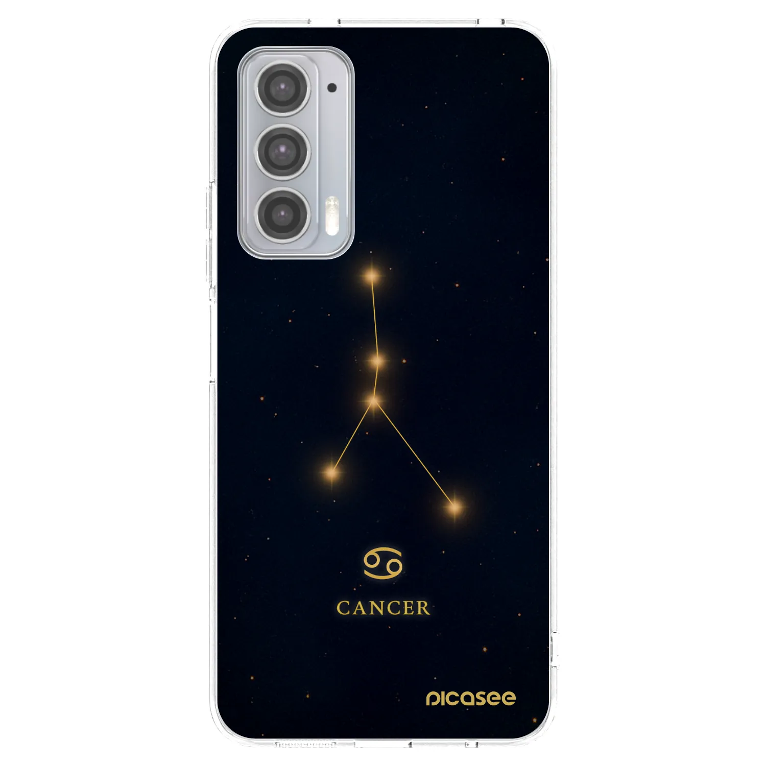 Picasee husă transparentă din silicon pentru Motorola Edge 20 - CANCER